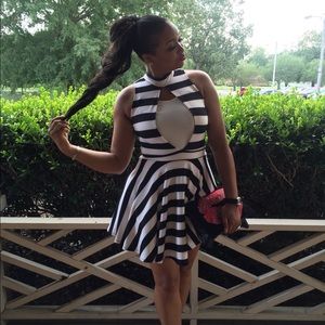 Black And White Dress